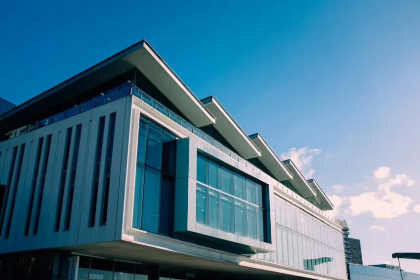 Building Under Blue Sky